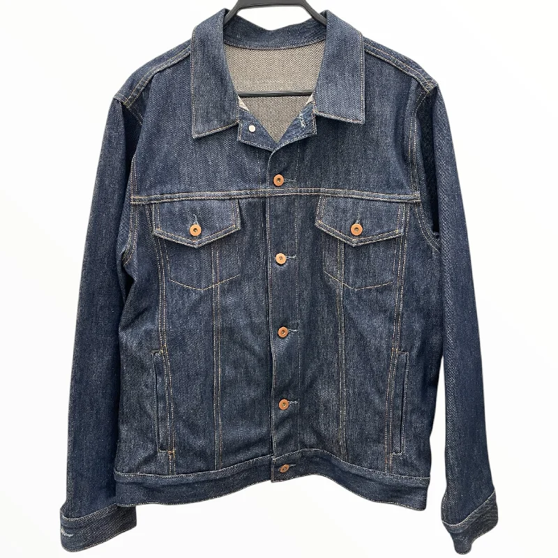 Men's Jeans in Unique PatternsAdults Only/Denim Jkt/L/Denim/BLU/Graphic/lady lips, back graphic