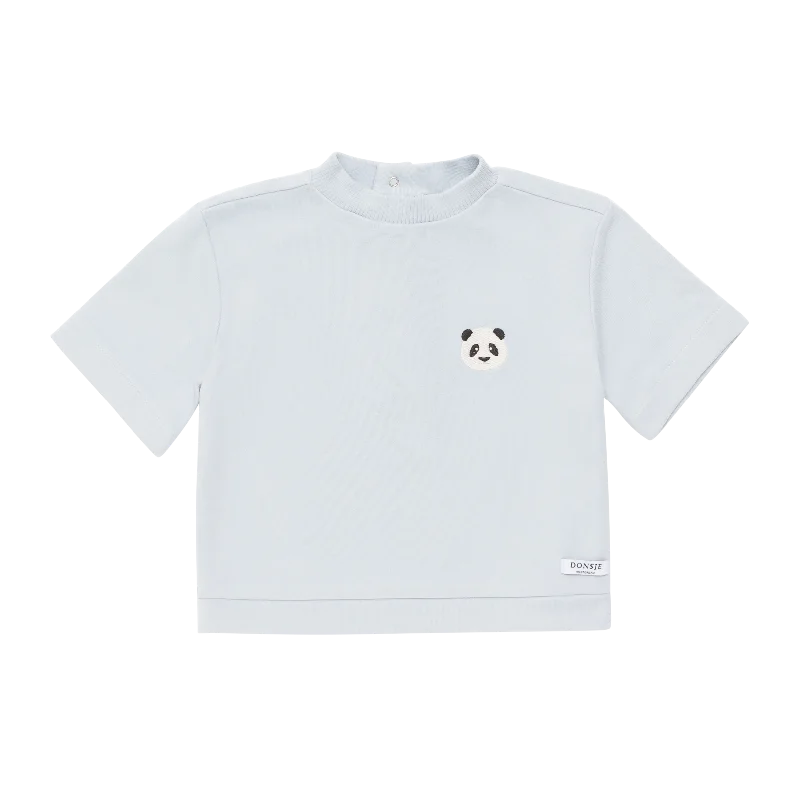 Men's Shirts with High NecksJarne T-shirt | Panda | Ice Blue