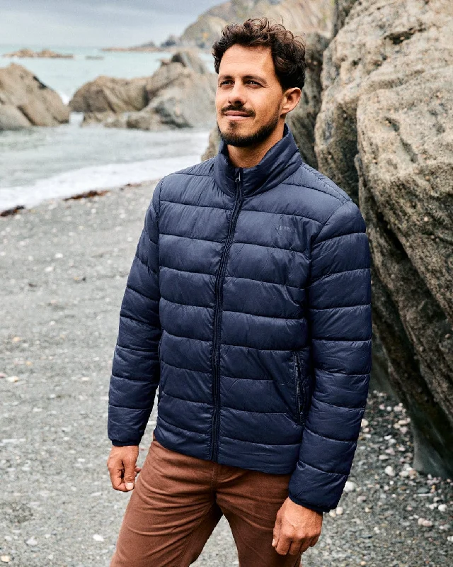 Men's Coats with Wind-Resistant FabricResin - Mens Recycled Padded Jacket - Blue
