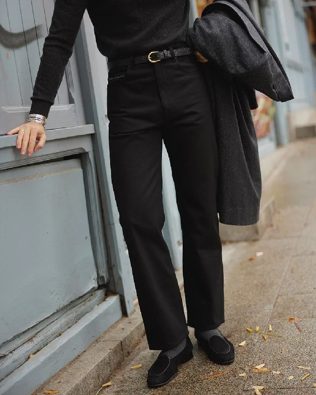 Sustainable Eco-Friendly Men's JeansLuxire Selvedge: Black Jeans