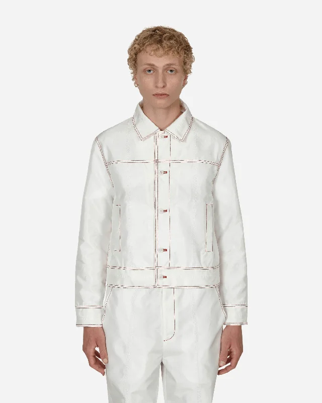 Men's Coats with Synthetic InsulationReadymade Airbag 2 Pocket Jacket White