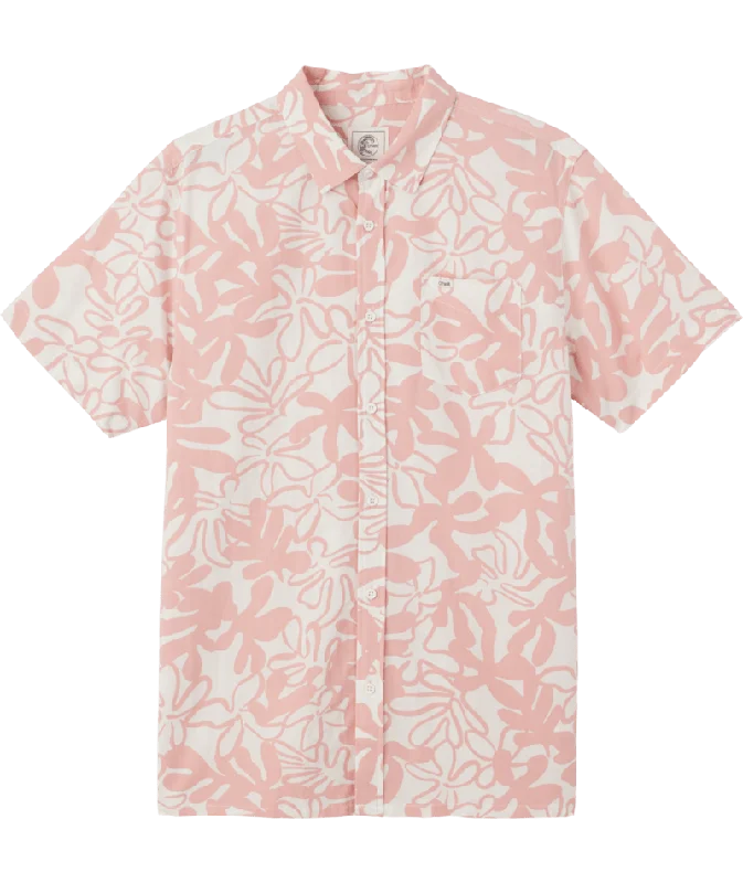 Men's Pattern-Play Shirts for a Fun TwistO'Neill OG Eco S/S Shirt-Mellow Rose