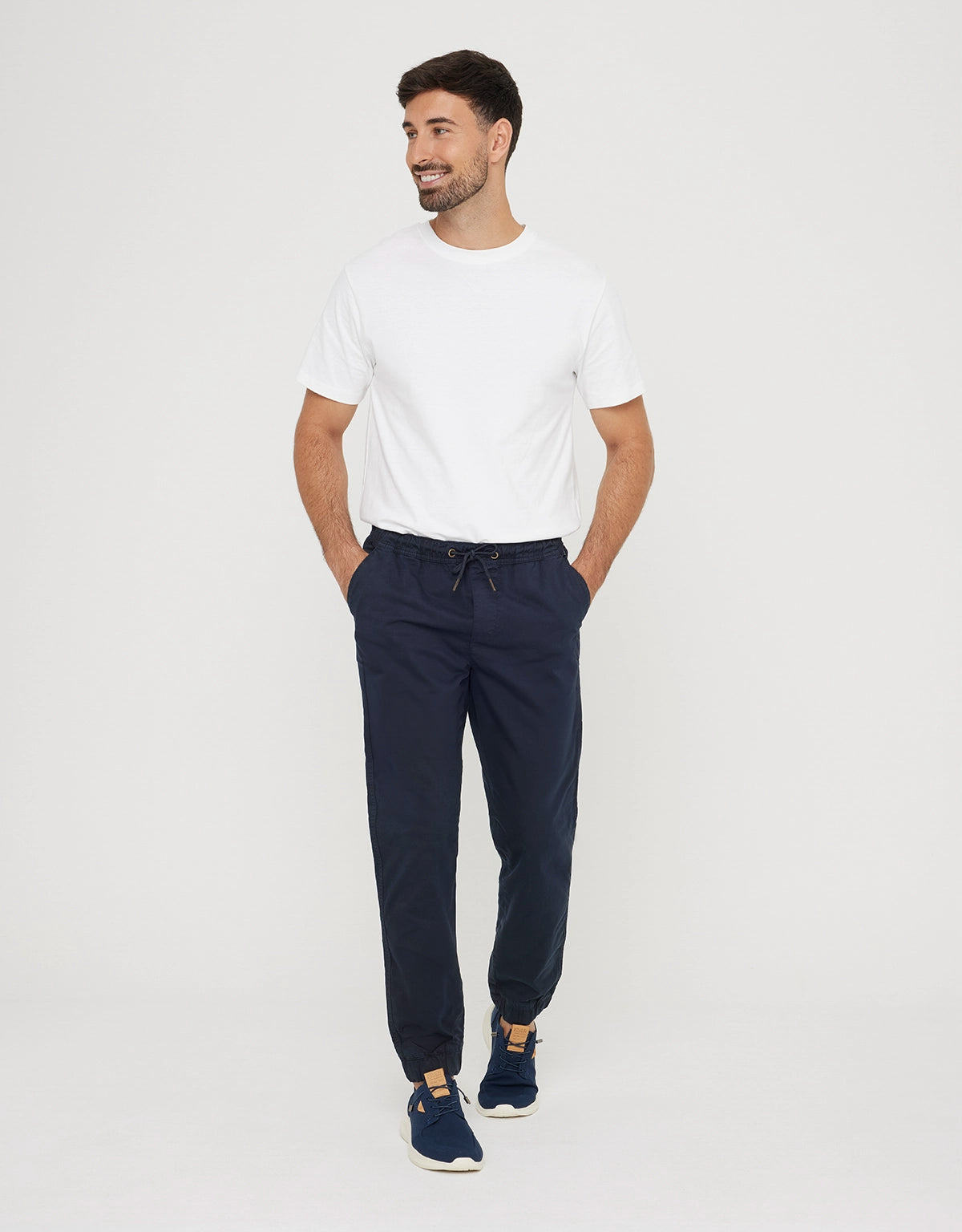 Men's Pants with Back PocketsPantalón Largo Algodón Azul Marino - Perry