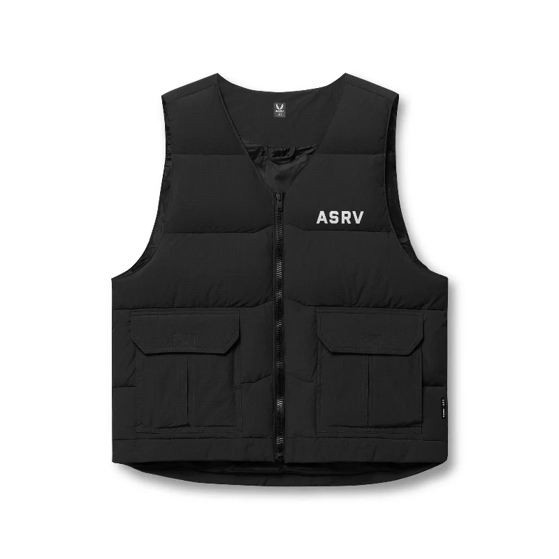 Men's Coats with Chest Pockets0859. Ripstop Insulated Puffer Gilet - Black