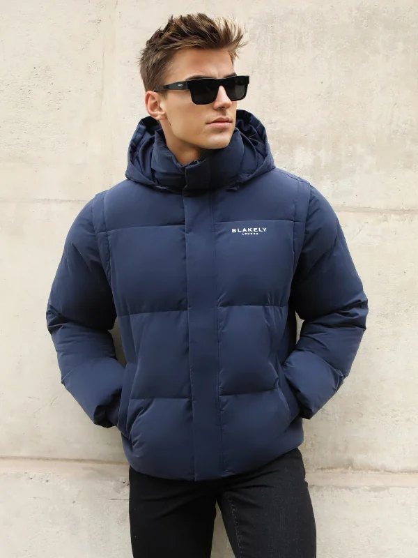 Men's Coats with Down InsulationUltimate Multiway Puffer Coat - Navy