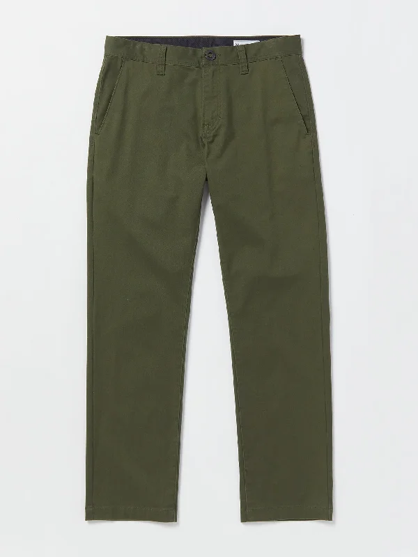 Best Fitting Men's JeansFrickin Modern Stretch Chino Pants - Squadron Green