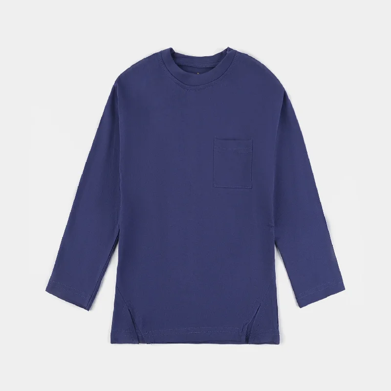 Men's Shirts with Double-Breasted DesignsGirls Cotton Jersey T-Shirts F/S Basic-NAVY Men's Shirts with Double-Breasted DesignsGirls Cotton Jersey T-Shirts F/S Basic-NAVY