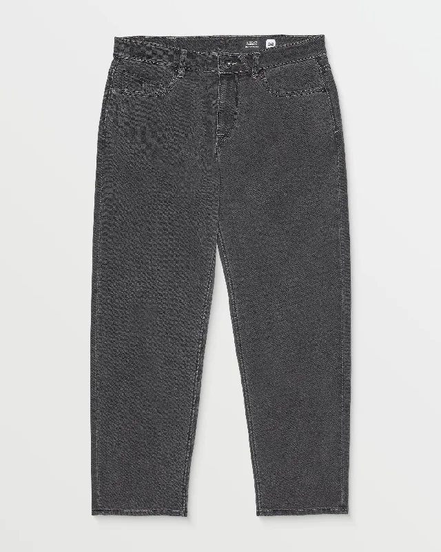 Elegant Men's JeansModown Relaxed Fit Tapered Jeans - Carbon