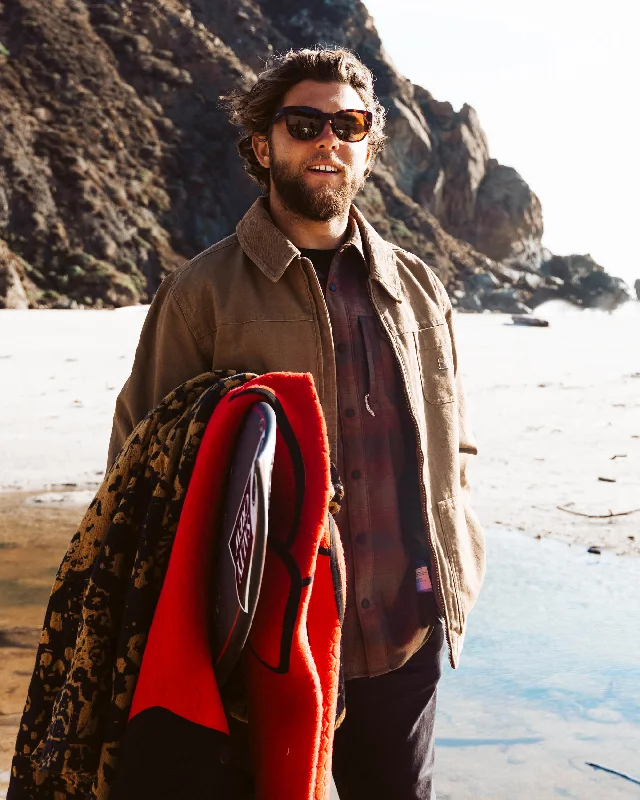 Casual Men's Bomber JacketsCaptain Jacket - Mud