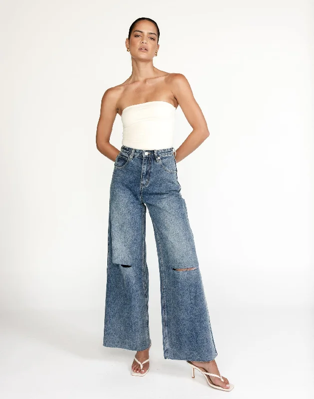 High-Waisted Men's JeansJacob Jeans (Faded)