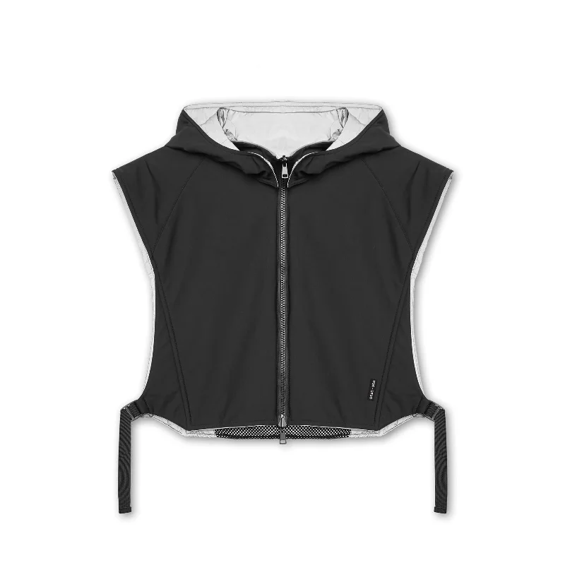 High-Quality Men's Duffle Coats0550. TETRA® High-Vis Reversible Run Vest - Black