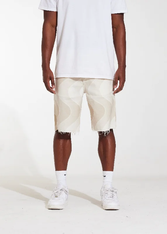 Men's Jeans with Embroidered LogosMotion Denim Shorts