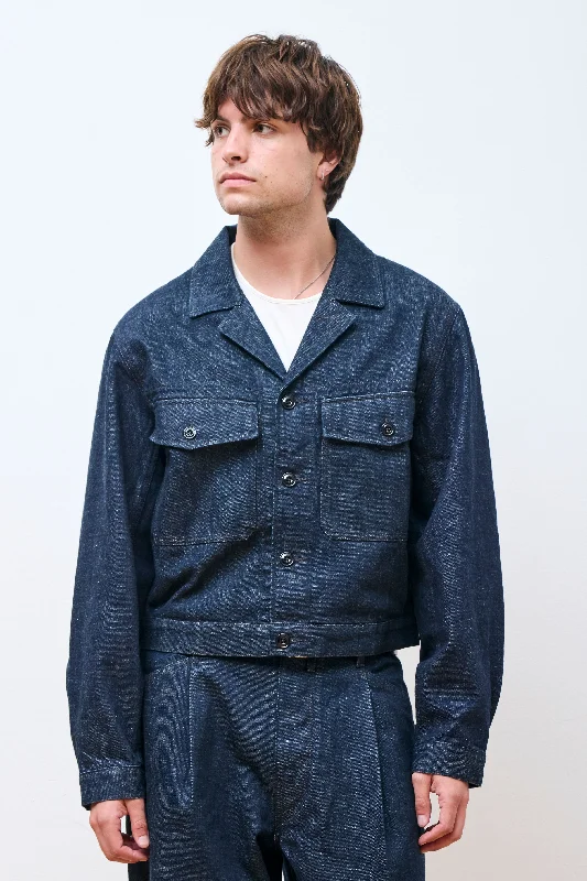 Men's Coats for Ice FishingTrucker Jacket Denim Indigo