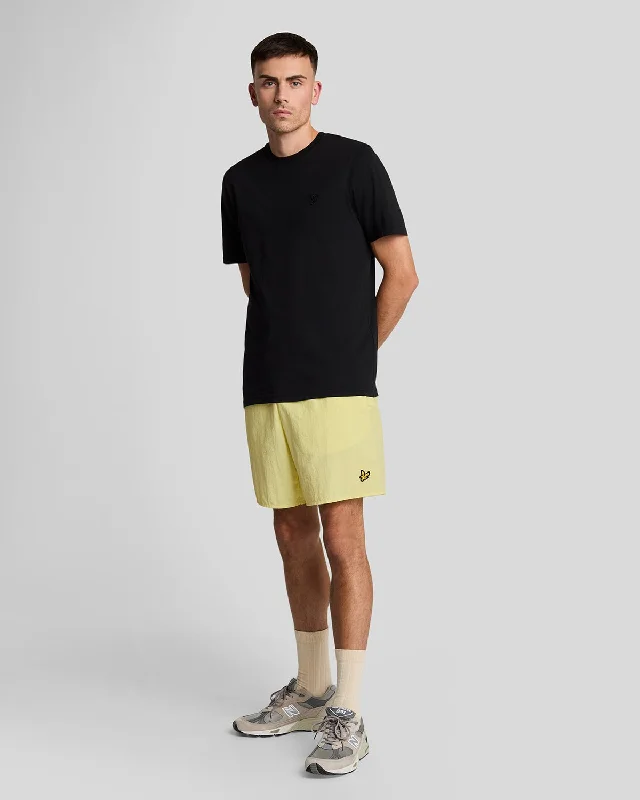 Men's Pants with Patchwork PatternsPlain Swim Shorts