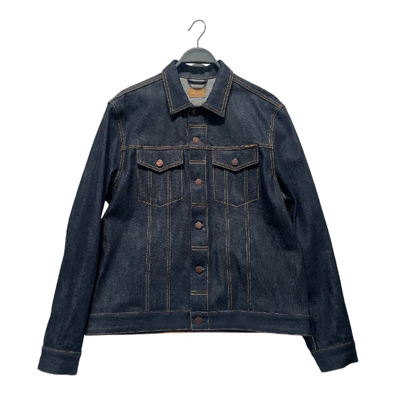 Jeans for Men with a Big BellyNUDIE JEANS/Denim Jkt/M/Cotton/NVY/