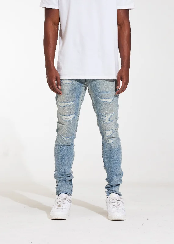 XXXL Men's JeansAtlantic Denim (Stone Distress)