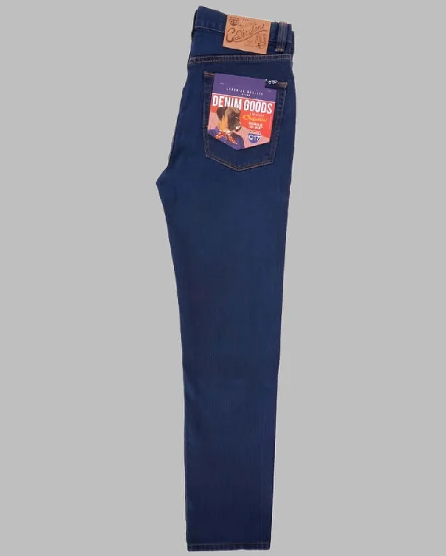 Sustainable Eco-Friendly Men's JeansC17 Jeans Slim Straight Comfort Fit Indigo Rinsed