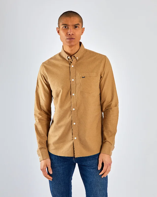 Men's Hunting Shirts for Camouflage and ComfortGarvan LS Shirt Cuban Brown