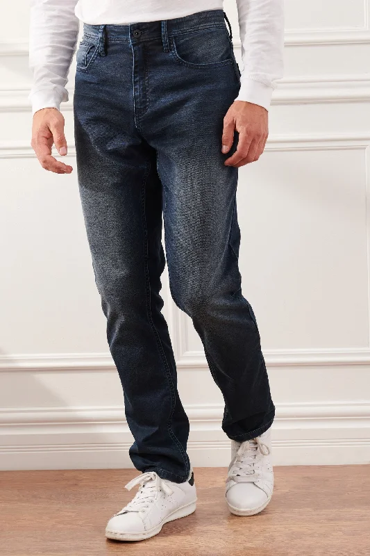 Men's Straight-Leg JeansJeans 5 poches coupe confort - Homme
