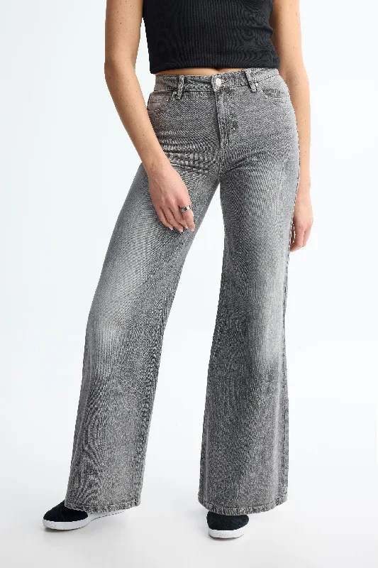 High-Quality Men's JeansJeans taille haute jambe large - Femme
