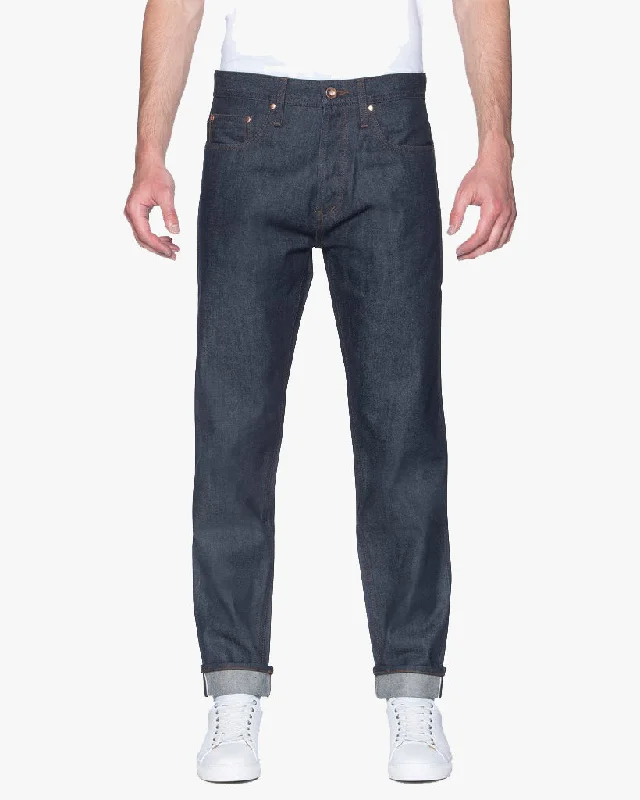 Zip-Fly Men's JeansUnbranded UB601 Relaxed Tapered Mens Jeans - 14.5oz Indigo Selvedge Zip-Fly Men's JeansUnbranded UB601 Relaxed Tapered Mens Jeans - 14.5oz Indigo Selvedge