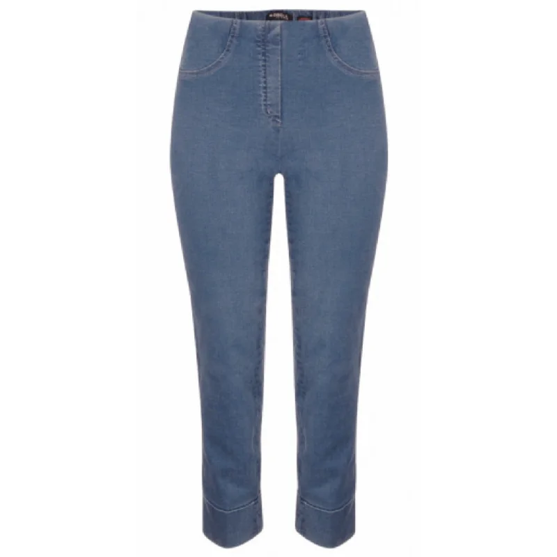 Men's Skinny Jeans with Stretch FabricRobell 7/8ths Jeans | Blue