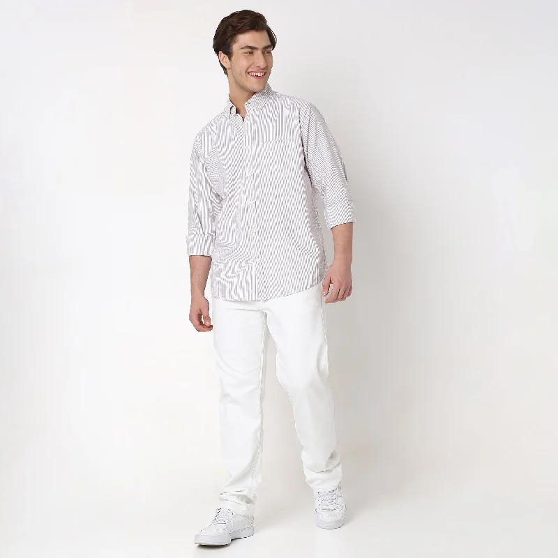 Men's Cowboy Shirts for Western StyleMadison Oxford - 100% Cotton - Smart Stripes Uber Classic Regular Fit Shirt Men's Cowboy Shirts for Western StyleMadison Oxford - 100% Cotton - Smart Stripes Uber Classic Regular Fit Shirt