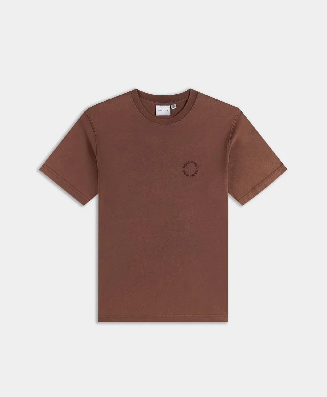 Durable Men's Work ShirtsBordeaux Wash Orbit Emb T-Shirt