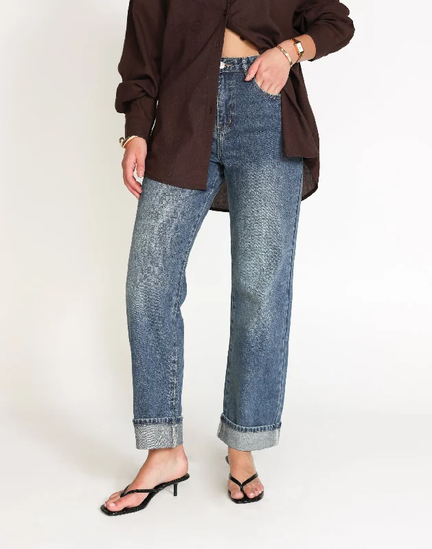 Authentic Men's Denim JeansOrson Jeans (Faded Mid Wash)