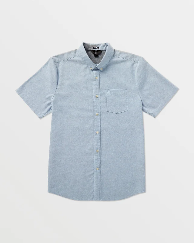 Men's Jeans with Stretch FabricEverett Oxford Short Sleeve Shirt - Wrecked Indigo