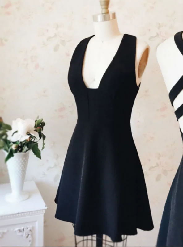 women's machine-washable dressesCheap homecoming dresses Black V Neck Homecoming Dress women's machine-washable dressesCheap homecoming dresses Black V Neck Homecoming Dress