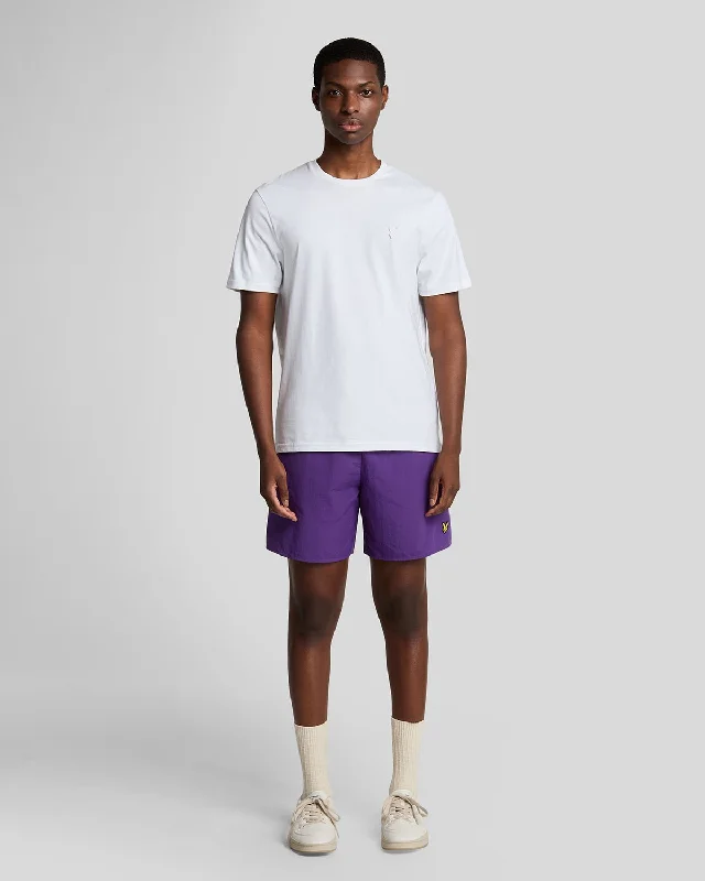 Men's Pants with Contrast StitchingPlain Swim Shorts