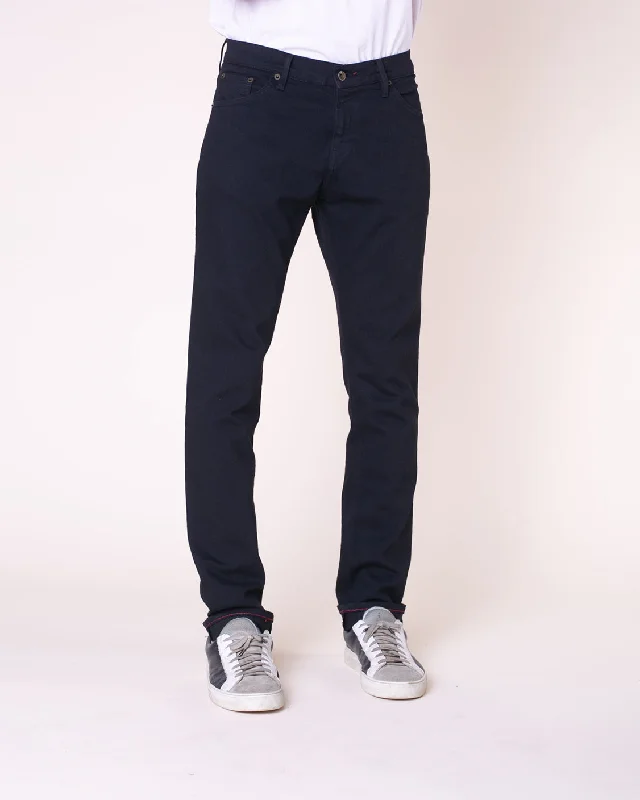 Mid-Waisted Men's JeansMartin Stretch | Black