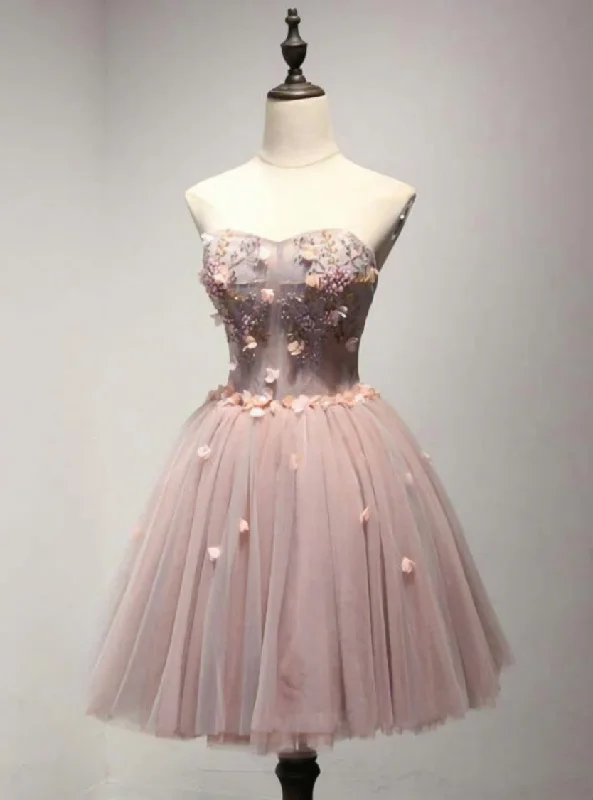 Floral DressFashionable Cheap Homecoming Dress Sweetheart Homecoming Dresses