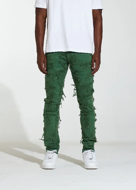 Comfortable Men's JeansEdison Denim (Green)