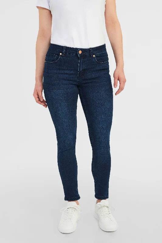 Men's Jeans with Functional PocketsJeans taille régulière coupe ajustée - Femme
