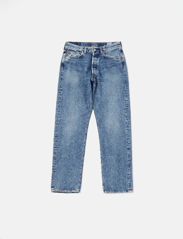 Best Fitting Men's JeansorSlow 105 90's Denim Used Jeans - Denim Blue