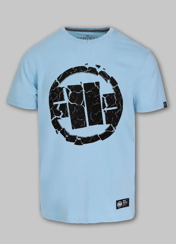 Men's Shirts with Graphic SleevesMen's T-Shirt SCRATCH - Light blue