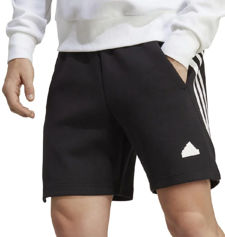 Breathable Men's Athletic Shortsadidas Future Icons 3 Stripes Mens Shorts - Black