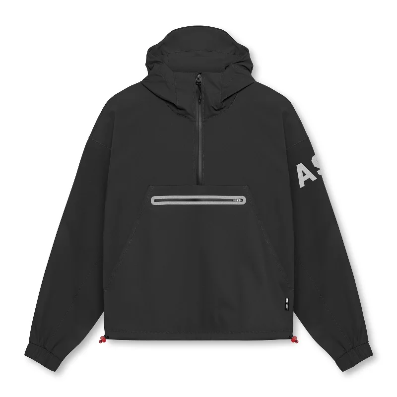 Comfortable Men's Parkas0717. Weather-Ready Anorak Jacket  - Black