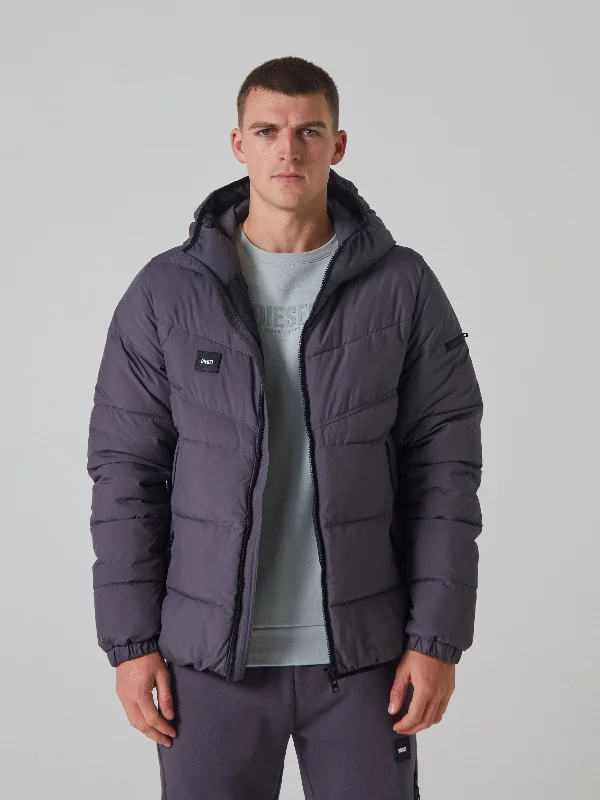 Men's Coats with Contrast StitchingKnox Jacket Scorpion Grey