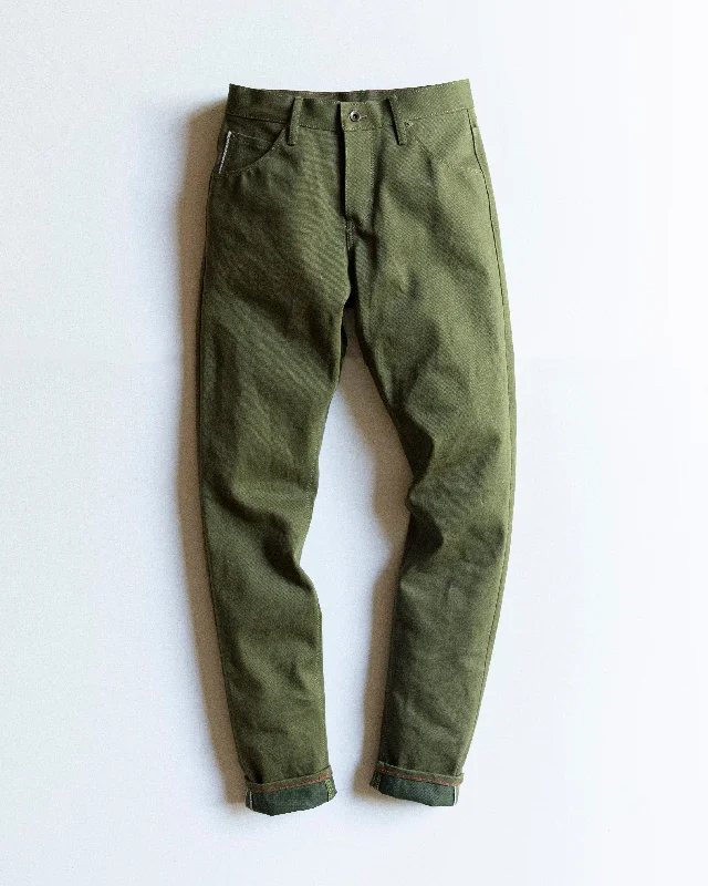 Everyday Men's JeansGraham | Raw Selvage | Army