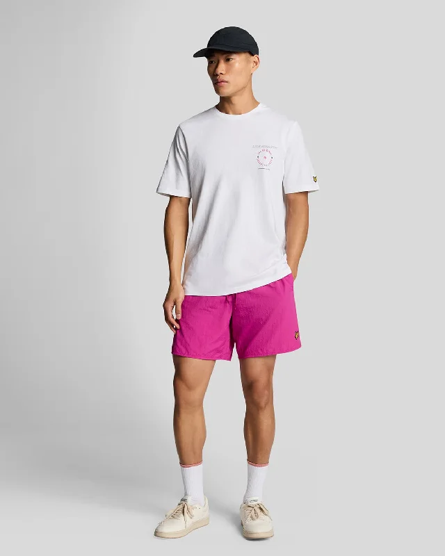 Men's Solid-Colored Pants for VersatilityPlain Swim Shorts