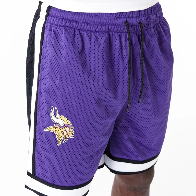 Men's Elastic-Waisted Pants for Easy MovementMinnesota Vikings NFL Colour Block Purple Shorts Men's Elastic-Waisted Pants for Easy MovementMinnesota Vikings NFL Colour Block Purple Shorts