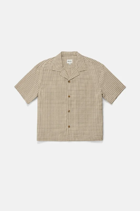 Men's Button-Down Collar Shirts for Staying PolishedJeremy Check Ss Shirt Ochre