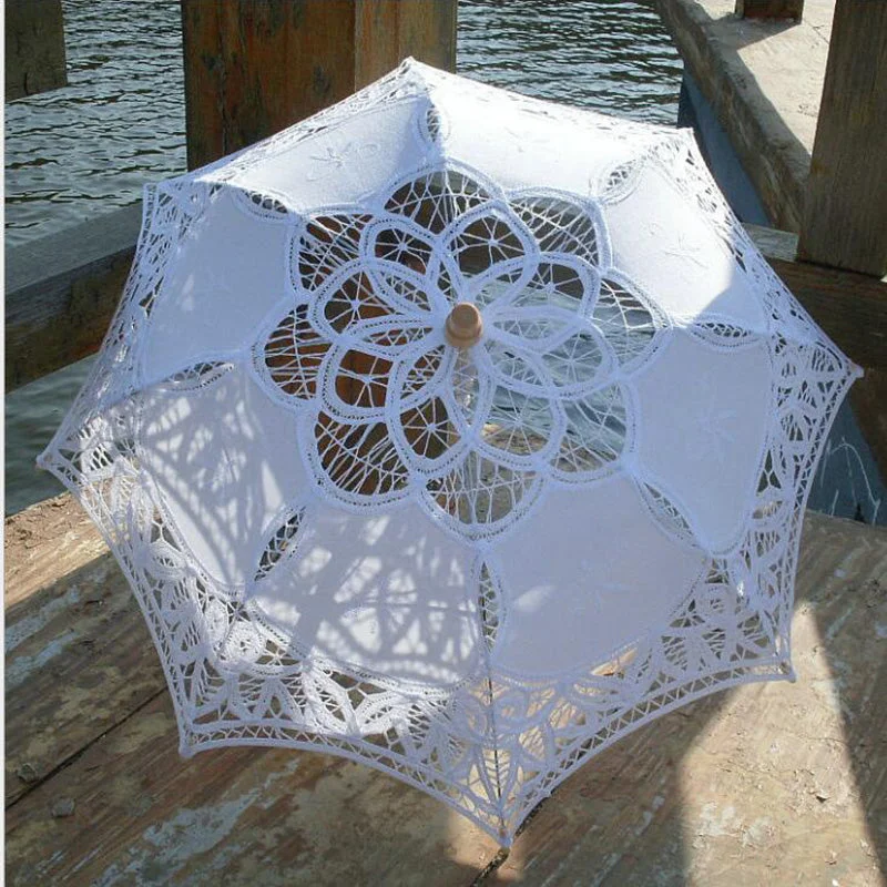 Plus-Size DressLace Manual Opening Wedding Umbrella Bride Parasol Umbrella Accessories For Wedding Bridal Shower Umbrella for kids Plus-Size DressLace Manual Opening Wedding Umbrella Bride Parasol Umbrella Accessories For Wedding Bridal Shower Umbrella for kids