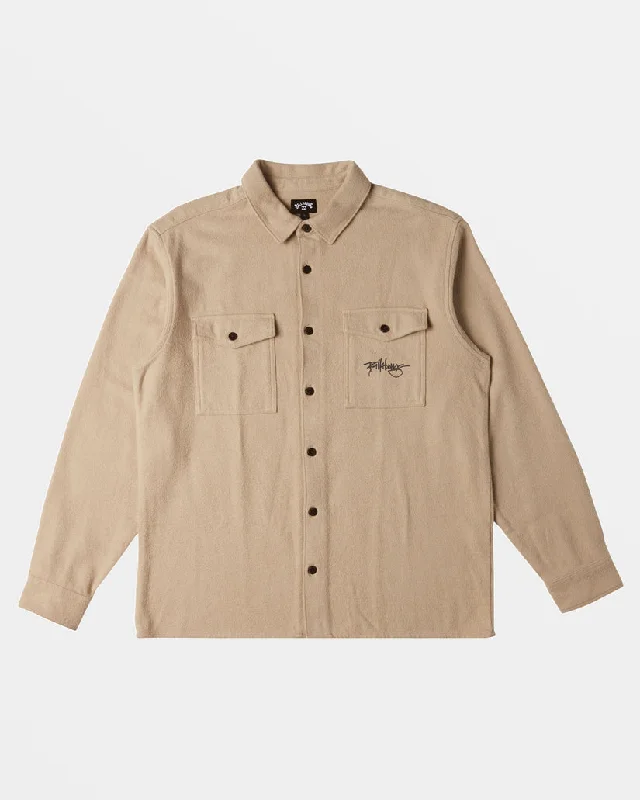 Men's Essential Dress Shirts for Everyday WearBillabong Bong Days L/S Shirt-Sand