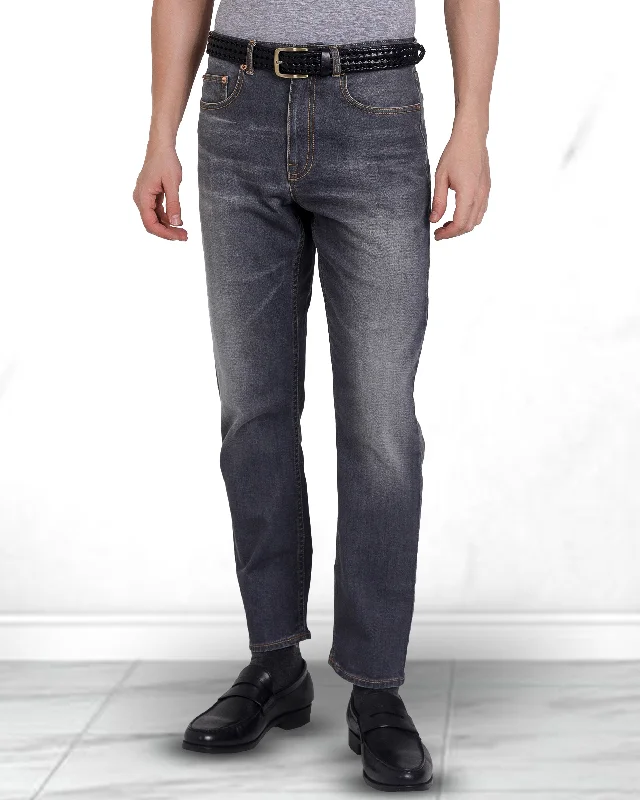 Men's Jeans for a Dressy OccasionFaded Washed Grey Jeans
