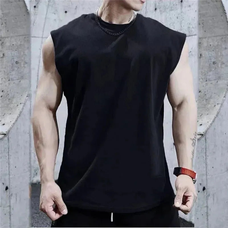 Men's Shirts with Roll-Up SleevesMesh Tank Top