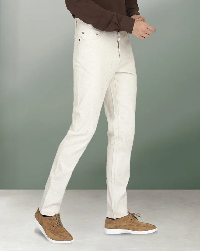 Flexible Men's JeansStretchable Melange Denim Jeans